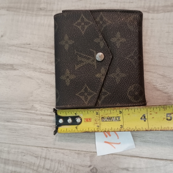 Vintage LOUIS VUITTON Double Snap Monogram Bifold Wallet Coin Pouch - Picture 10 of 10